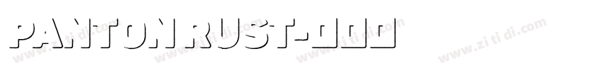 Panton Rust字体转换